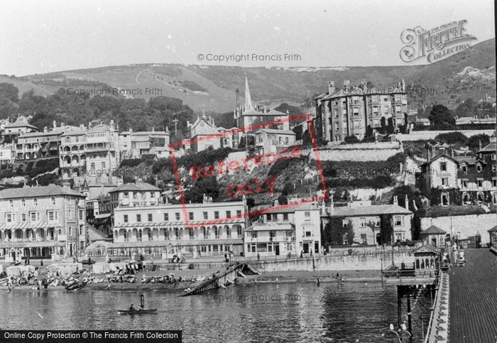 Photo of Ventnor, From The Pier, Showing St Boniface Downs 1918