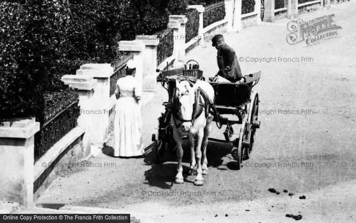 Photo of Ventnor, Horse And Cart On The Esplanade 1892