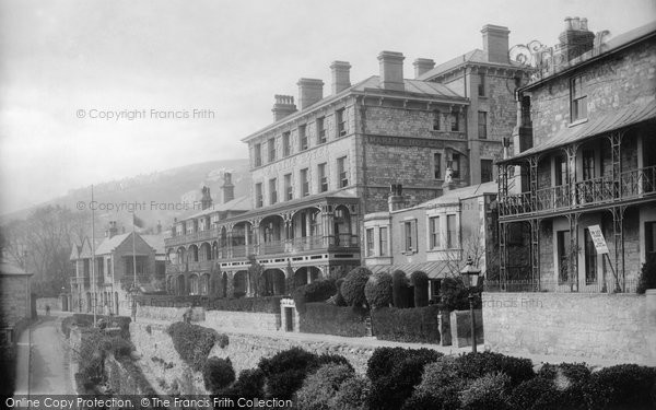 Photo of Ventnor, Marine Hotel 1896