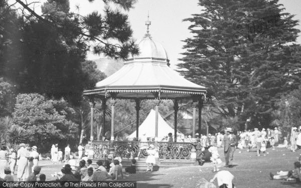Photo of Ventnor, Park, Bandstand 1935