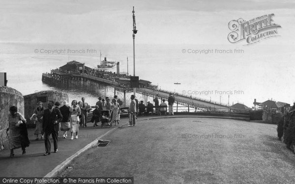 Photo of Ventnor, Pier And Shore Approach 1935