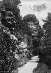 Pulpit Rock c.1883, Ventnor