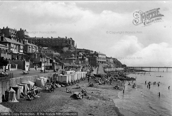 Photo of Ventnor, The Beach 1918