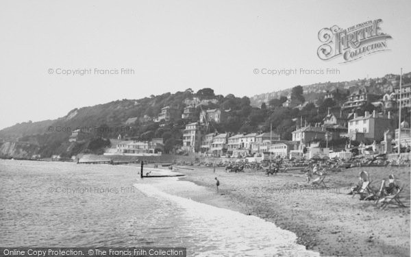 Photo of Ventnor, The Beach c.1950