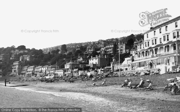 Photo of Ventnor, The Beach c.1950