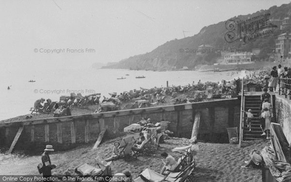 Photo of Ventnor, The Beach c.1950