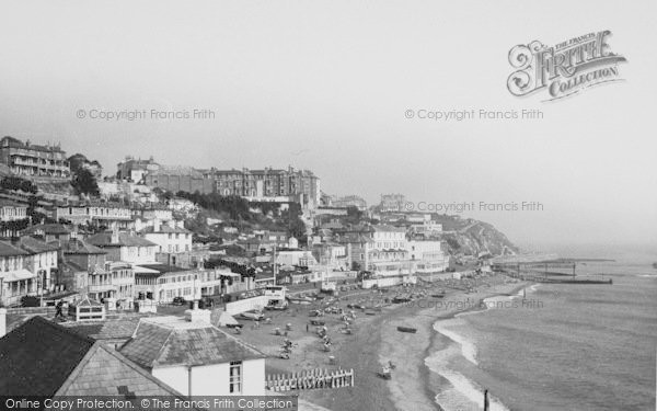 Photo of Ventnor, The Beach From The Cliffs c.1950