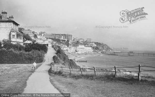 Photo of Ventnor, The Beach From The Cliffs c.1950
