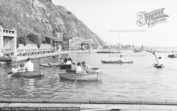Photo of Ventnor, The Boating Lake c.1950
