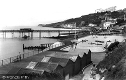 The Boating Pool And Pier 1935, Ventnor