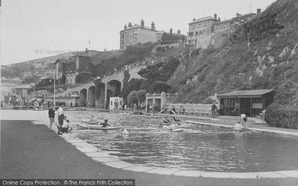 Photo of Ventnor, The Canoe Lake 1935