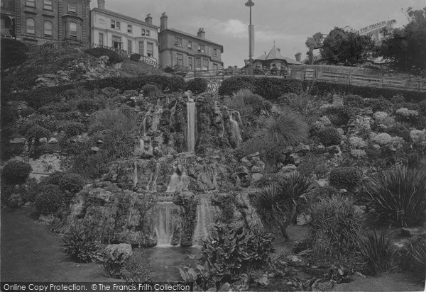 Photo of Ventnor, The Cascade 1923