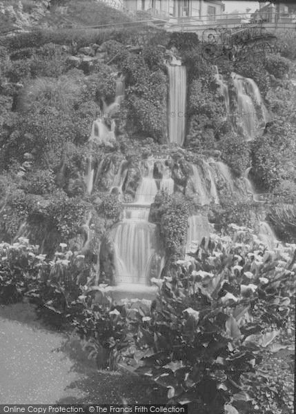 Photo of Ventnor, The Cascade 1931