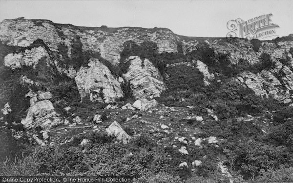 Photo of Ventnor, The Landslip c.1876