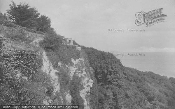 Photo of Ventnor, The Upper Landslip And Look Out Tower 1927