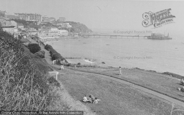 Photo of Ventnor, The View From The Undercliff c.1950