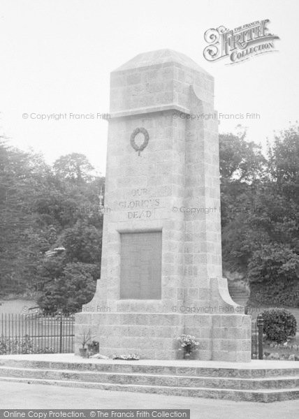 Photo of Ventnor, War Memorial 1923