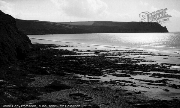 Photo of Veryan, The Beach c.1955