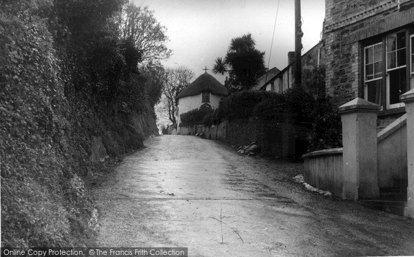 Photo of Veryan, The Round House From St Mawes Road c.1955