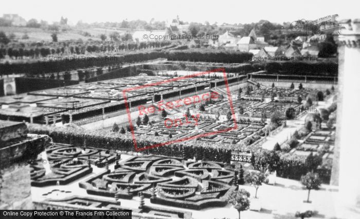 Photo of Villandry, Chateau De Villandry, Gardens c.1935