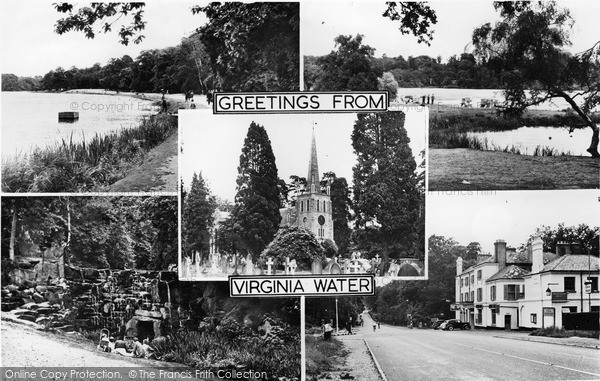 Photo of Virginia Water, Composite c.1955