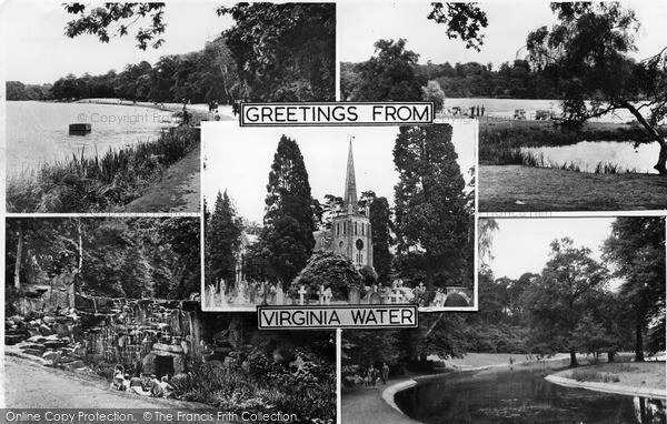 Photo of Virginia Water, Composite c.1955