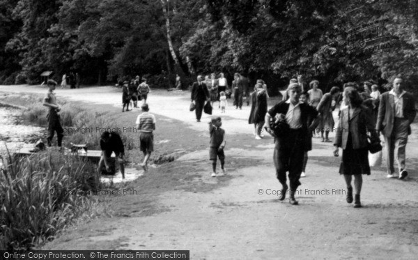 Photo of Virginia Water, People By The Lake c.1955