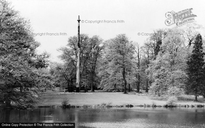 Photo of Virginia Water, The Totem Pole c.1960