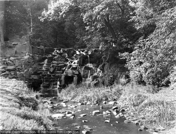 Photo of Virginia Water, The Waterfall c.1960