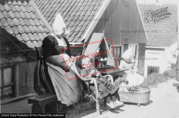 Photo of Volendam, A Woman In Volendam Costume c.1935
