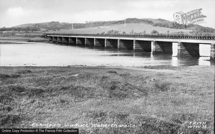 Photo of Waberthwaite, Eskmeals Viaduct c.1960