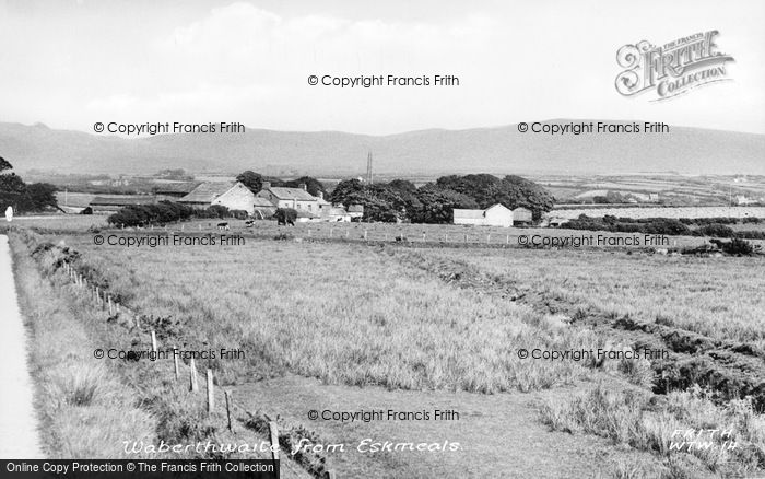 Photo of Waberthwaite, From Eskmeals c.1960