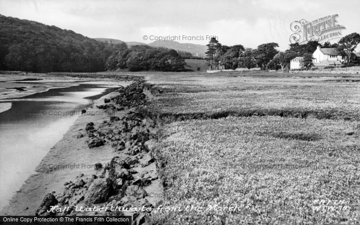 Photo of Waberthwaite, Hall Waberthwaite From The Marsh c.1960