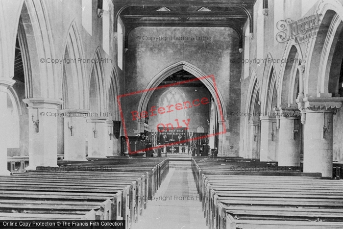 Photo of Waddesdon, Church Interior 1897