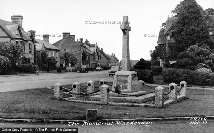 Photo of Waddesdon, The Memorial c.1955