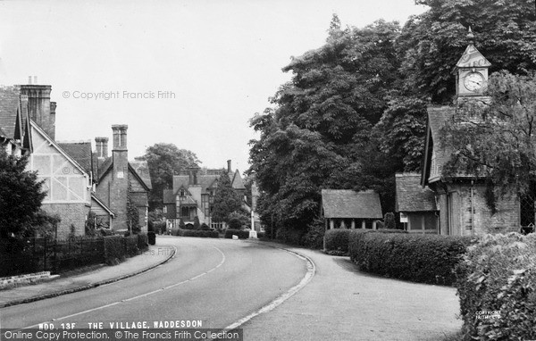 Photo of Waddesdon, The Village c.1955