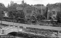 Coronation Bridge And Old Hall c.1955, Waddington