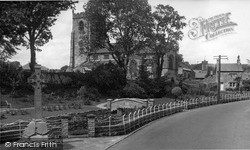Coronation Bridge And St Helen's Church c.1960, Waddington