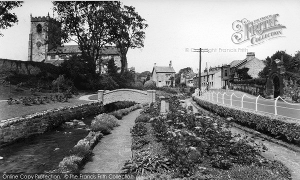 Photo of Waddington, Coronation Bridge And St Helen's Church c.1960