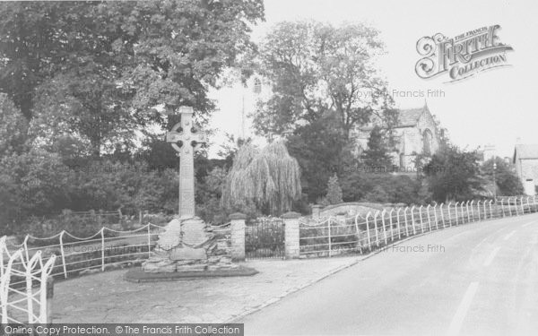 Photo of Waddington, The Church And Memorial c.1960