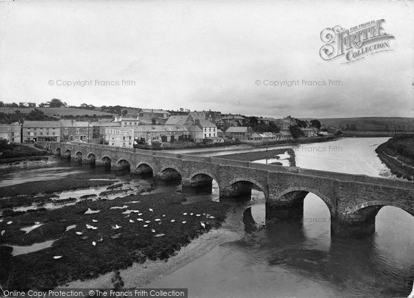 Photo of Wadebridge, 15th Century Bridge 1920