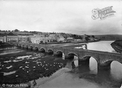 15th Century Bridge 1920, Wadebridge