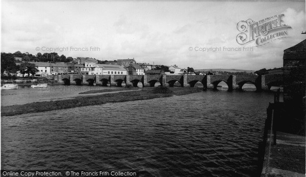 Photo of Wadebridge, 15th Century Bridge c.1965