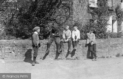 Boys In Pormorla Village 1906, Wadebridge