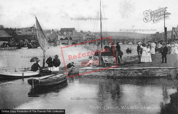 Photo of Wadebridge, By The River Camel c.1900