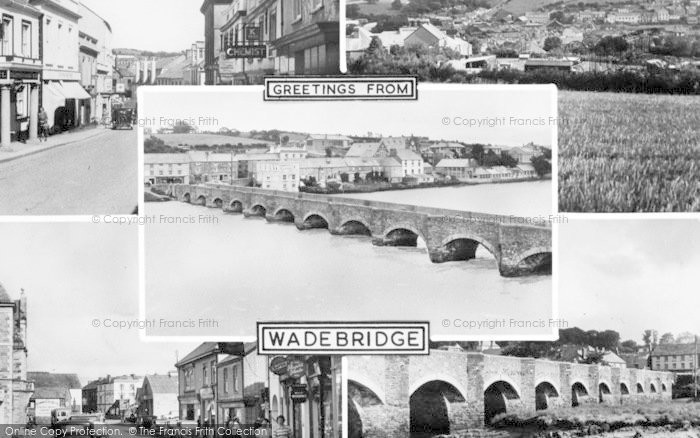 Photo of Wadebridge, Composite c.1955