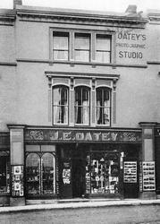 J. E. Oatey's Photographic Studio c.1900, Wadebridge
