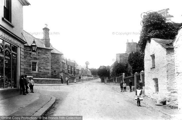 Photo of Wadebridge, Molesworth Street 1906