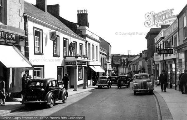 Photo of Wadebridge, Molesworth Street c.1955