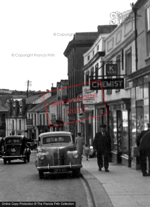 Photo of Wadebridge, Molesworth Street c.1955